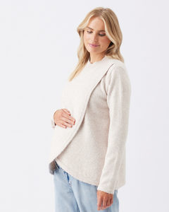 Products: Addison Maternity & Nursing Knit – Mink – 3 Bears Maternity