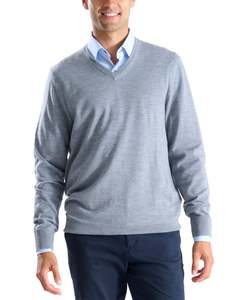 Products: Fisher V Neck - Grey Marle Online 3 Wise Men NZ