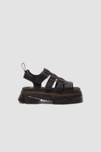 Platforms: Dr Martens - Mattison 3 Strap Athena Black
