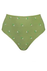 Videris - Whitney High Waist Bikini Olive Blossom
