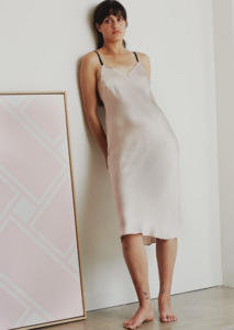 Two Squares: Two Squares - Simple Slip Silk Oyster