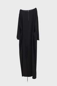 James Brown: James Brown - Line Dress Silk Black