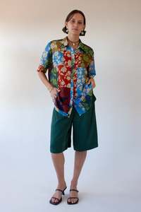 Ovna Ovich: Ovna Ovich - Painters Shirt Patchwork