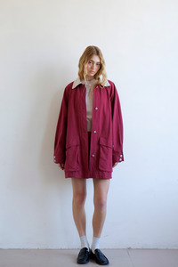 Commonplace: Commonplace Essentials - Down The Line Jacket Maroon