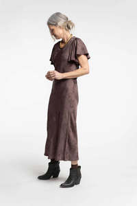 New Lands: New Lands - Devon Dress Graphite