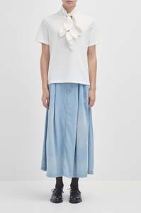 Rory William Docherty - Chambray Pockets Skirt Indigo Sky