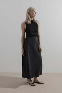 James Brown: James Brown - Draw Skirt Nylon Black
