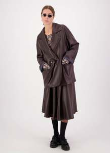 Daylight Moon - Already There Jacket Chocolate Leatherette