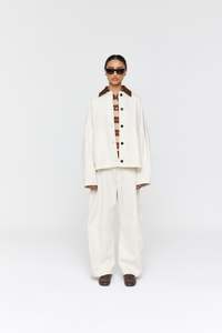Ricochet: Ricochet - Franco Jacket Ivory/Tobacco Cord