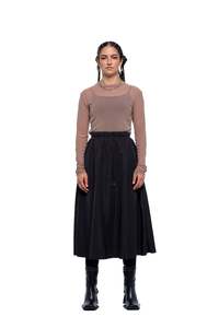 JPalm - Service Skirt Long Black Sport
