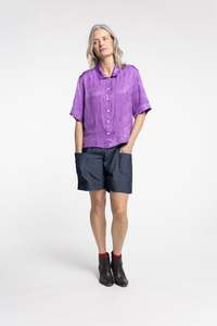 New Lands: New Lands - Smoking Shirt Purple