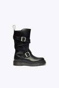 Frockstar Favourites: Dr Martens - Anistone Strap High Boot Black Orleans