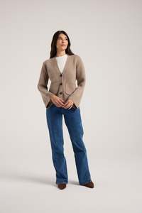 Of Hers - Wide Sleeve Julia Cardigan Toast