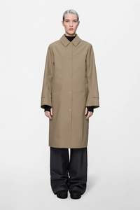 Rains - Nara Long Jacket W3 Beige