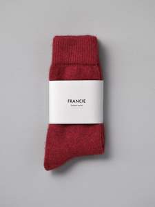 Francie - Signature Socks Crimson