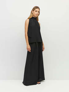 Juliette Hogan: Juliette Hogan - Zelda Blouse Silk CDC Black