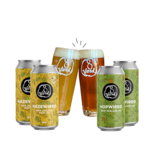 Hazewired x Hopwired Sampler Pack with Glassware