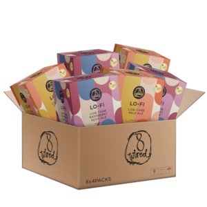 LO-FI - BULK BUY - Mixed Box - x3 Low Carb Pale Ale x3 Raspberry Sour 2.5% (24 Cans)