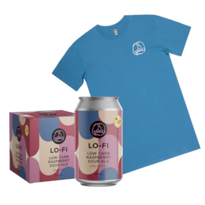 8 Wired LO-FI Raspberry Sour Pack with Men's Hydro Tee
