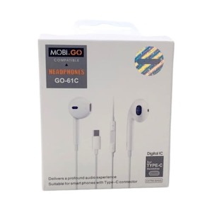 Earphones: Mobigo GO-61C Earphones (extra bass) (Type C Jack)