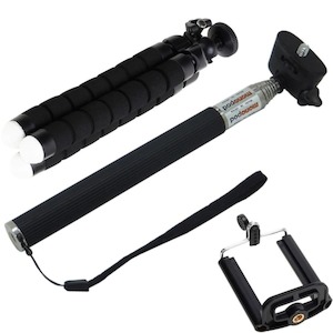 Camera Stands Holders: Monopod & Tri-pod stand Combo