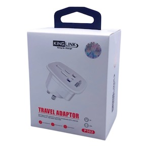Apple Cables: Kinglink Travel Adapter P302 Wall Plug (USA & UK to NZ & AUS)