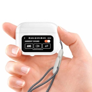 Maxguard Wireless Earphones with LED Colour Touchscreen