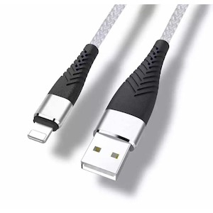 iPhone/iPad Charger Cable - 2m (White & Black)