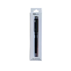 Iphones: Stylus Pen (2 in 1) - Dual Touch (Black)