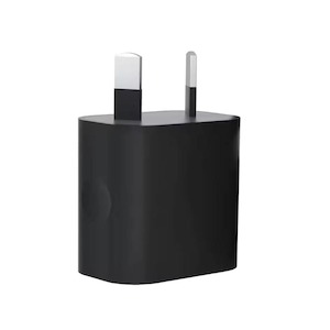 Apple Cables: Dual USB Power Adapter Wall Plug (NZ / AUS) (Black)