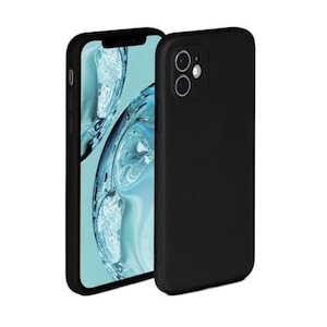 iPhone 12/iPhone 12 Pro (6.1”) Silicone Case (Goospery Black)
