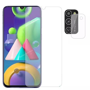 Samsung Galaxy S21 Series Cases: Samsung Galaxy S21 Ultra (2 in 1) Glass Screen Protector