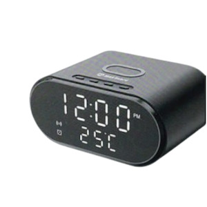 Maxguard 15W 2 IN 1 Alarm Clock & Wireless Charger
