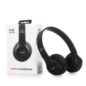 Headphones: P47 Wireless Headphones with Mic