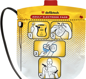 AED Replacement Pads Defibtech Lifeline VIEW Adult