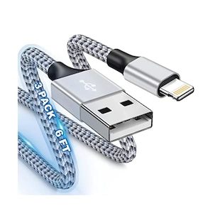 Products: Apple Lightning Cable Apple MFi Certified iPhone Charger Cable iPhone 13 12 11 Pro Xs MAX XR X iPad Car Charger Cable Cord Fast Long USB Accessories