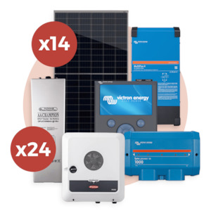 Homes: 48V 1000Ah Premium 2-4 Bedroom Off-Grid Solar Kit set