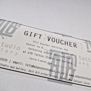 Products: Gift vouchers