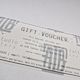 Gift vouchers