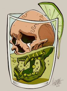 Products: Alcoholic Postcard