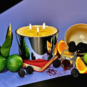 Candle: Saffron & Boysenberry Soy Candle