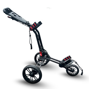 Golf COPENHAGEN Golf Trundler Foldable Golf Push Cart 3-Wheel Golf Trolley BK