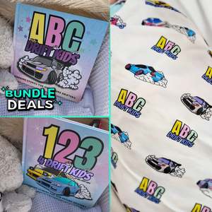 Abc Drift Kids: BABY BUNDLE - ABC & 123 Books + Swaddle
