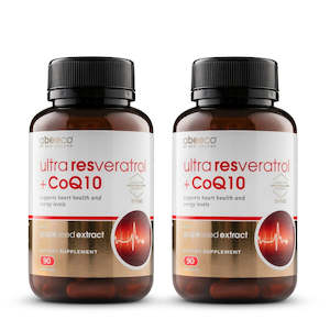 Ultra ResVeratrol + CoQ-10 - Twin Pack