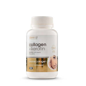 Skin Health: Marine Collagen + Keratin Capsules