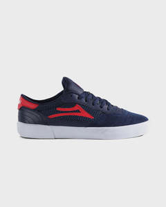 Cambridge: CAMBRIDGE KIDS  NAVY/RED SUEDE