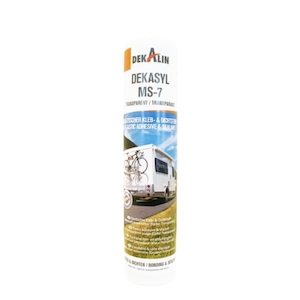 Products: Dekalin MS7 adhesive sealant bathroom Transparent 290ml (Bulk Option 12)
