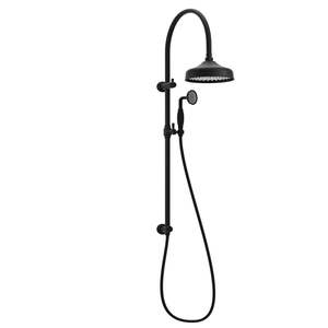 Products: Kingsley Shower Rail Set - Matte Black (NZ) ABI Bathrooms & Interiors
