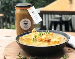 FRENCH ONION SOUP -700ml w/ chicken bone broth