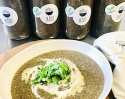 Soups: GOURMET ROASTED MUSHROOM SOUP w/ thyme & garlic - VEGAN -700ml